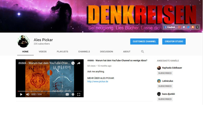 Denk|Reisen - der YouTube-Kanal für Fortgeschrittene